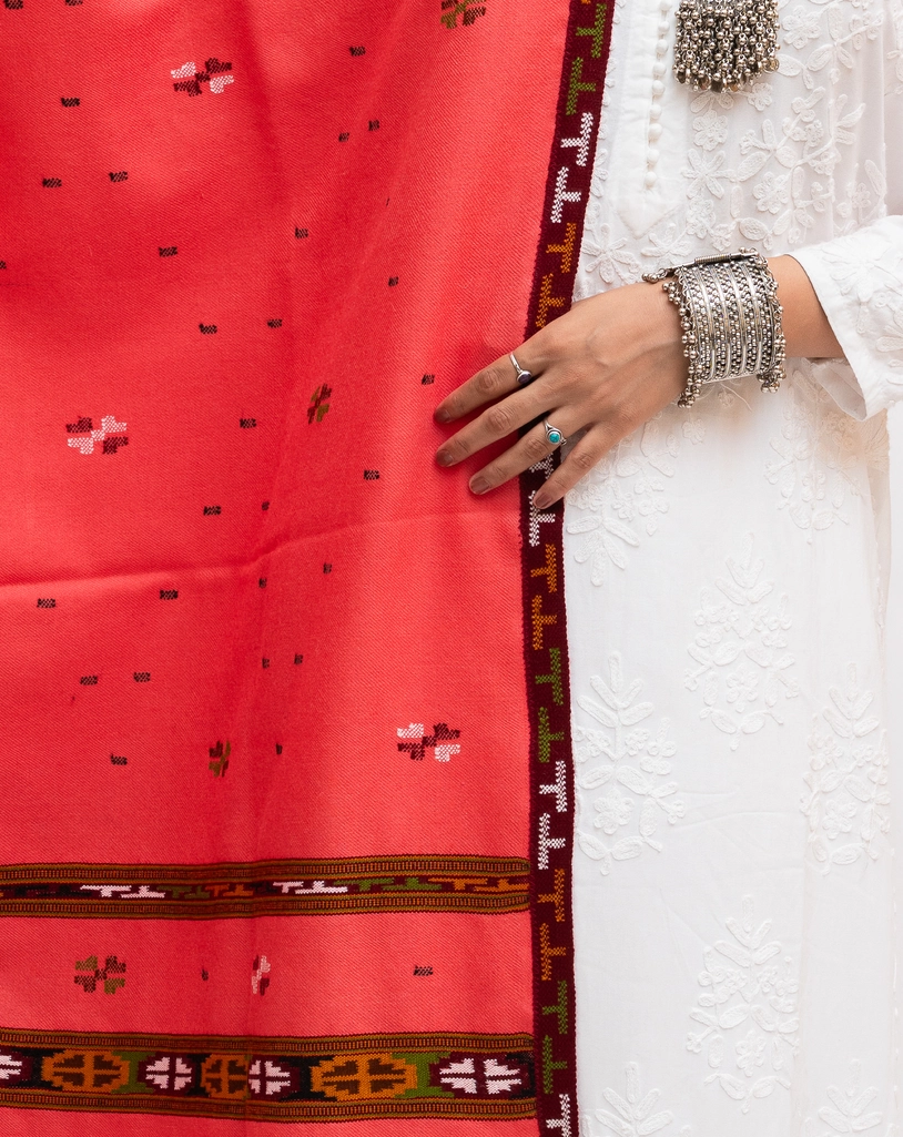 3 Patti Akhrot Tee Jaal Design Shawl - Image 3