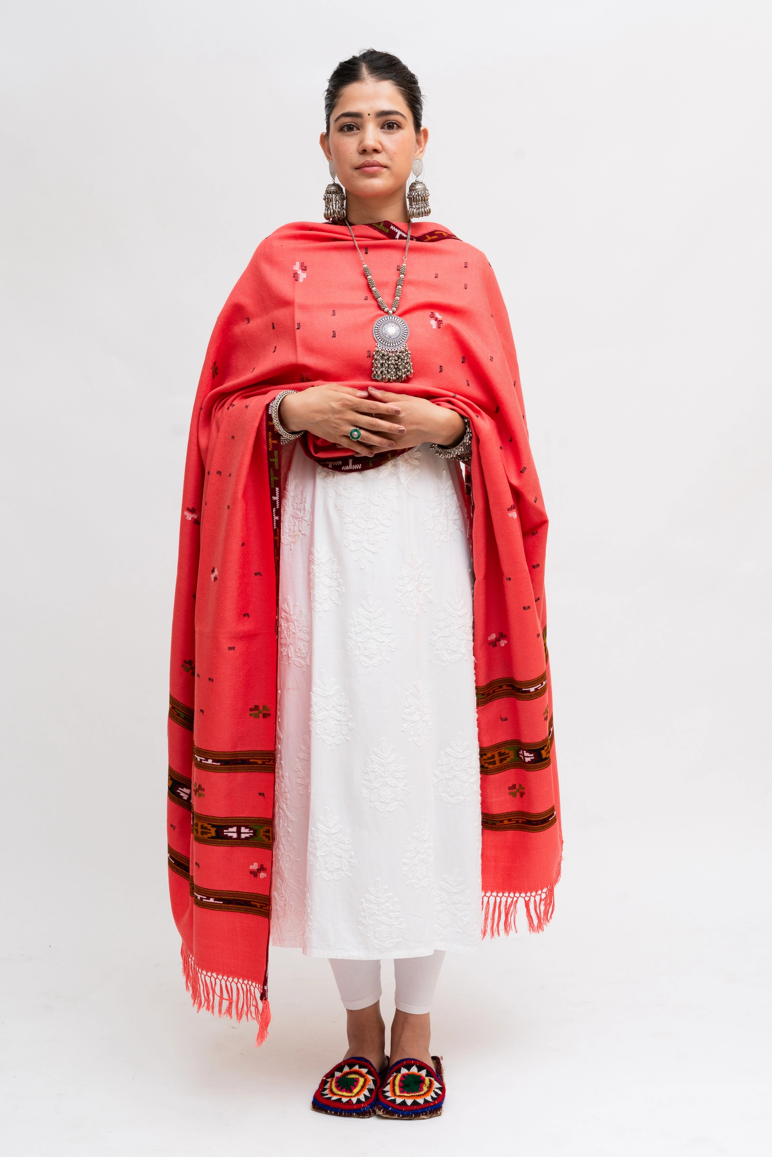 3 Patti Akhrot Tee Jaal Design Shawl - Image 5