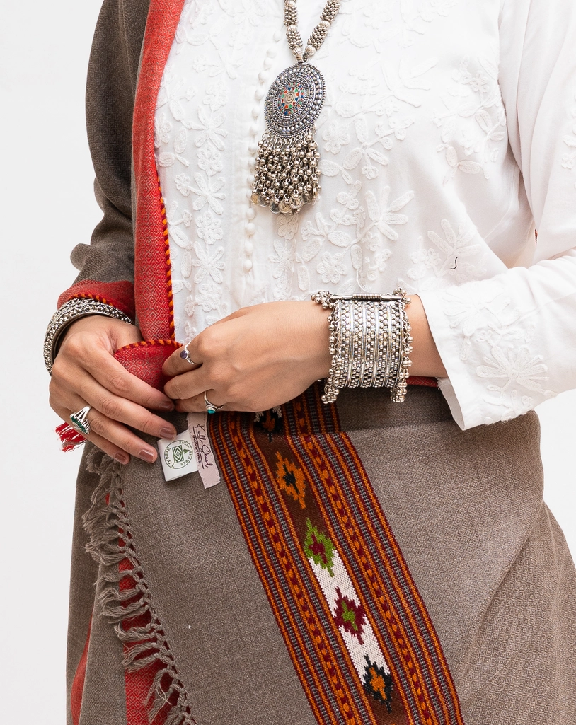 Single Patti Chasam Design Stole - Image 2