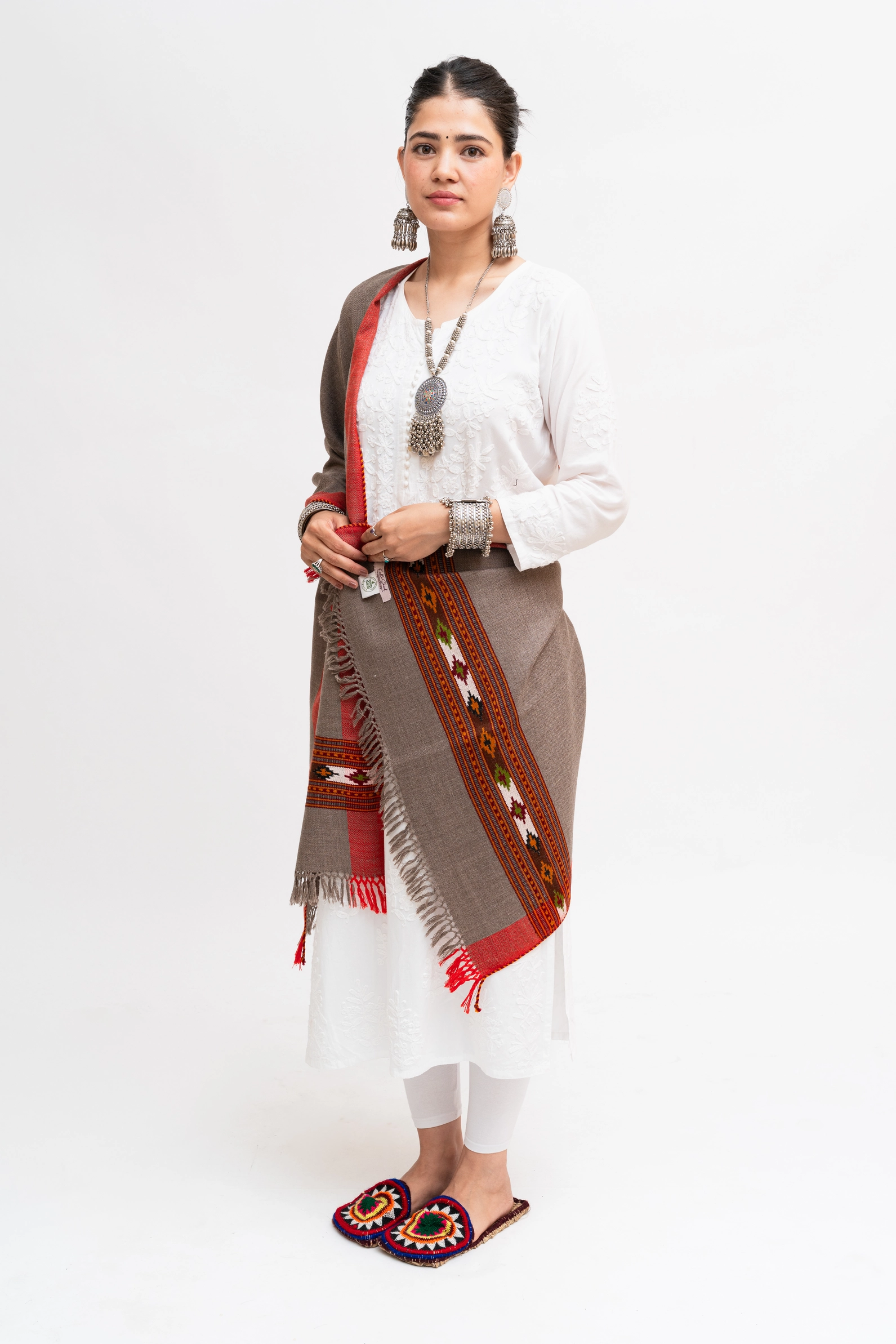 Single Patti Chasam Design Stole - Image 3