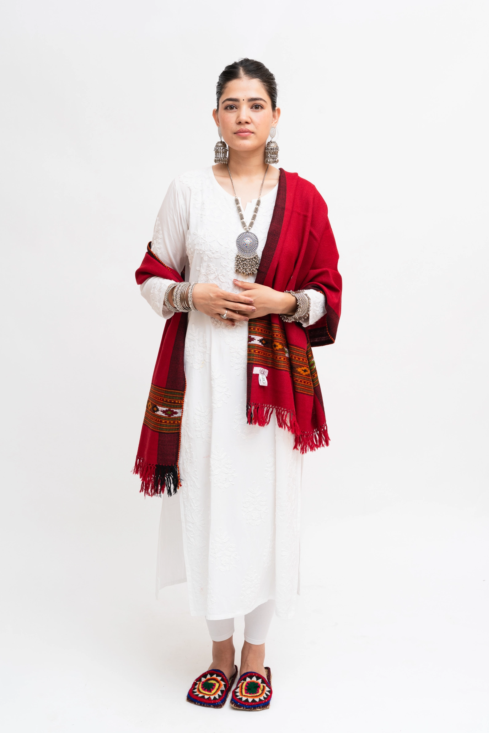 Single Patti Chasam Design Stole - Image 6