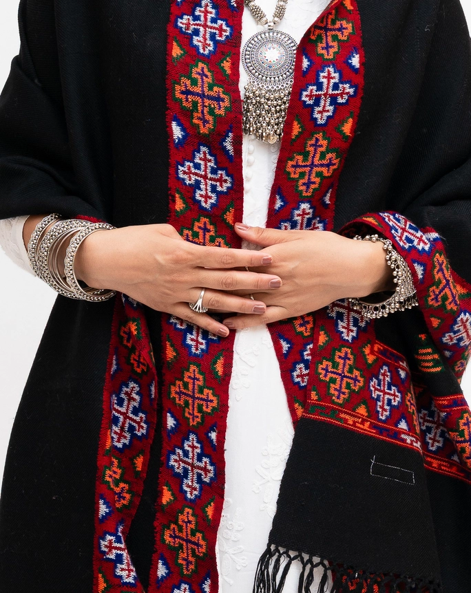 Single Patti Kinauri Shawl - Image 3