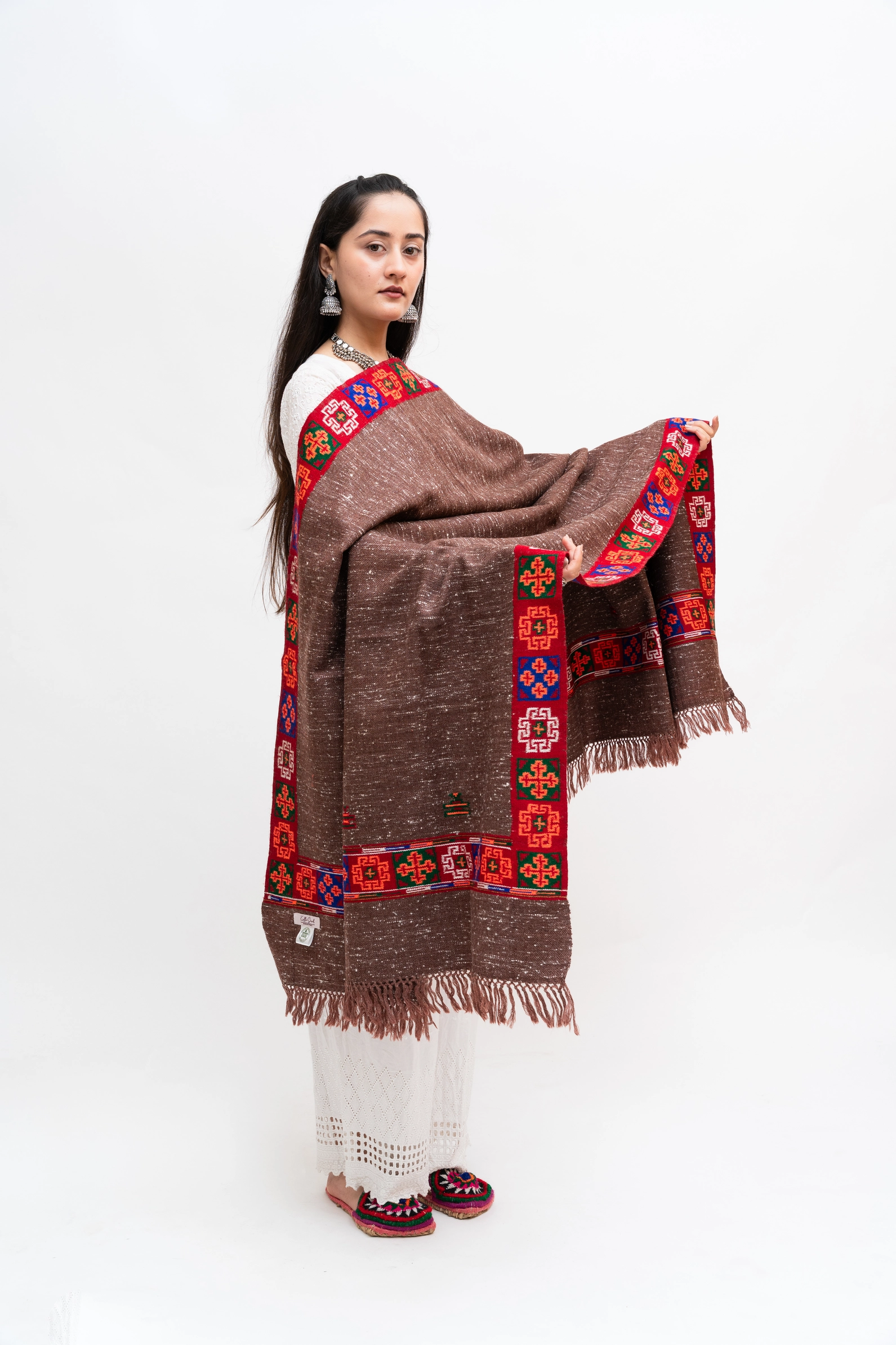 Single Patti Kinauri Shawl - Image 12