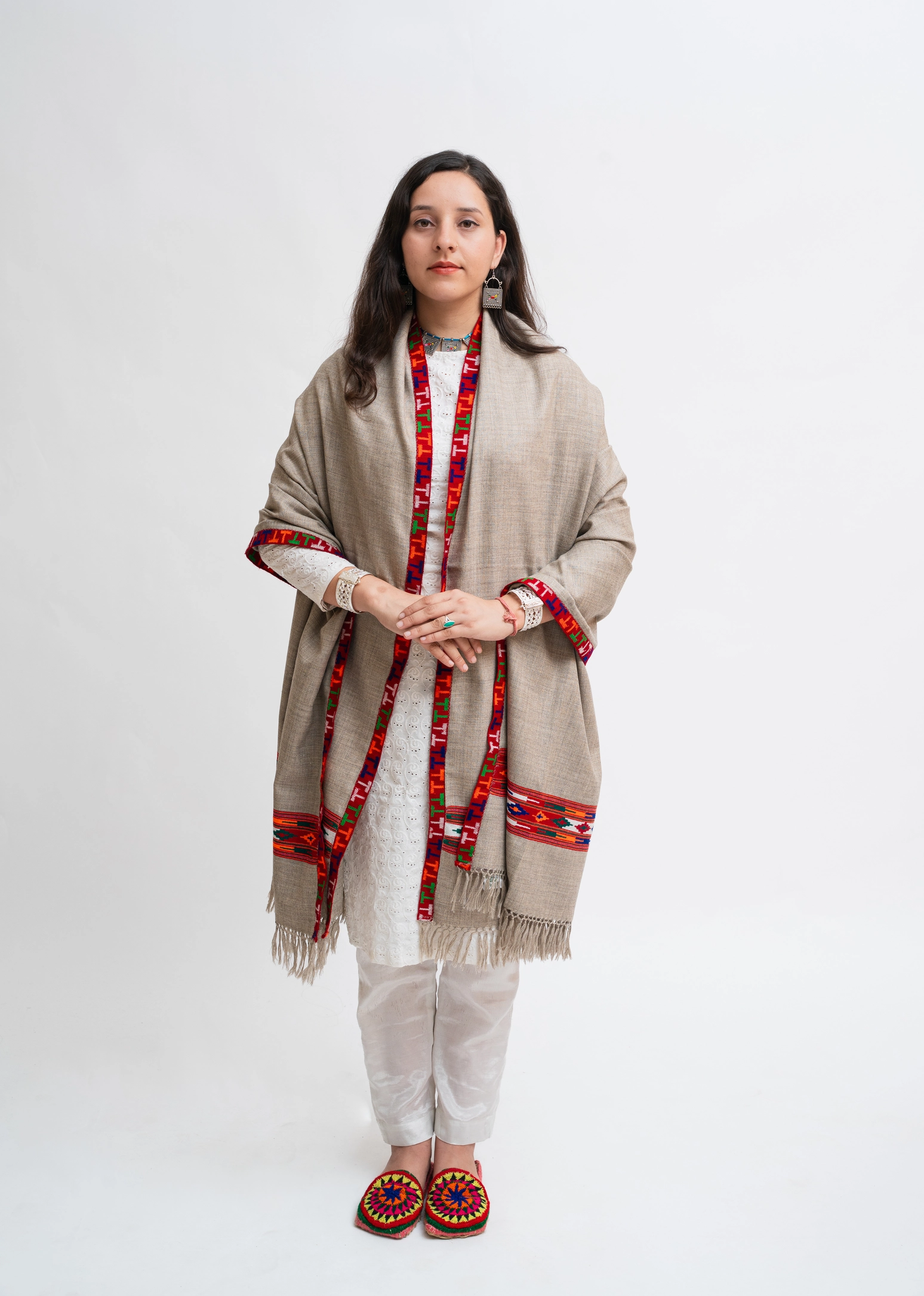 Single Patti Kinauri Shawl - Image 5