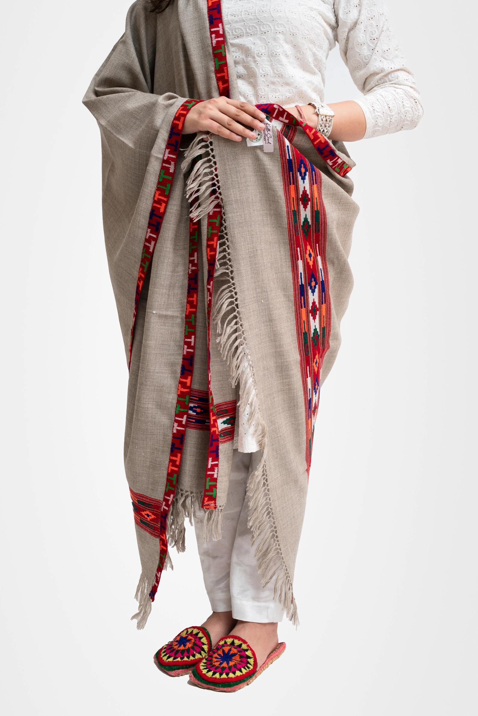 Single Patti Kinauri Shawl - Image 7