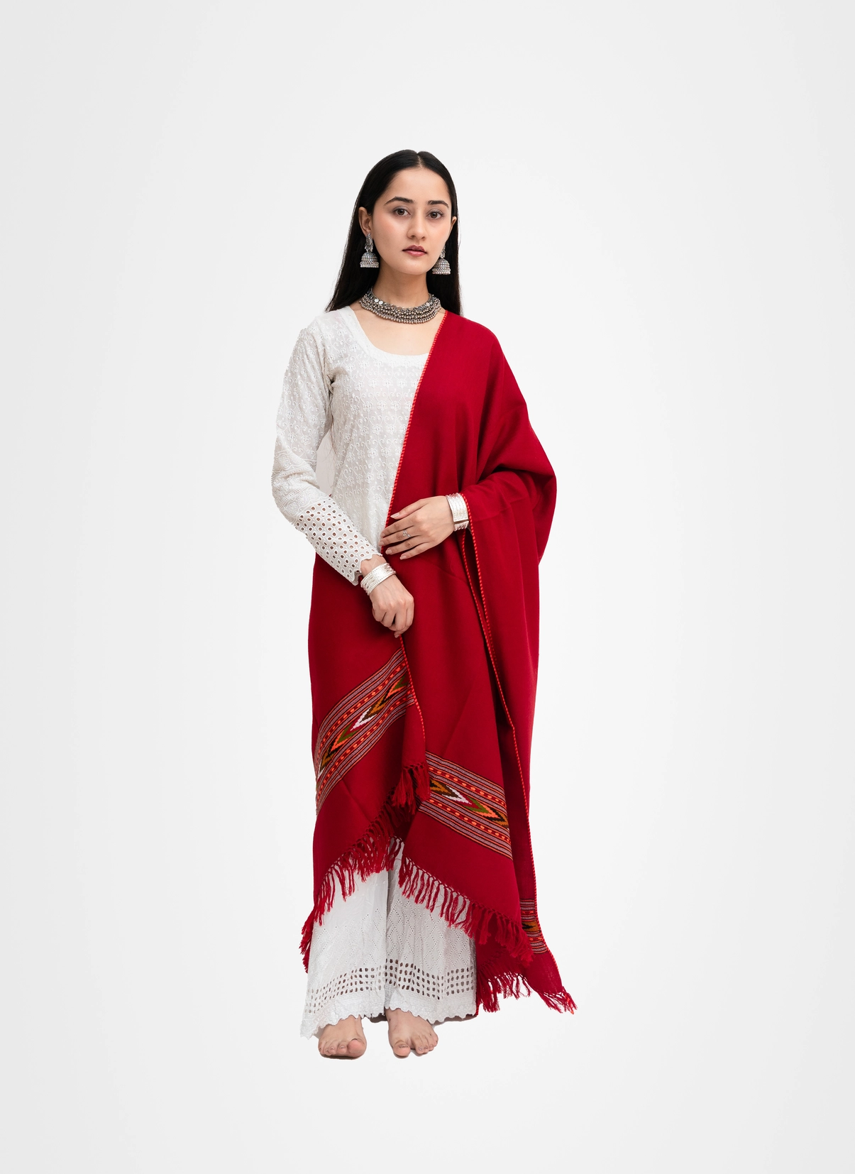 Single Patti Kingri Shawl