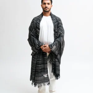 Yakwool Stripes Men Shawl