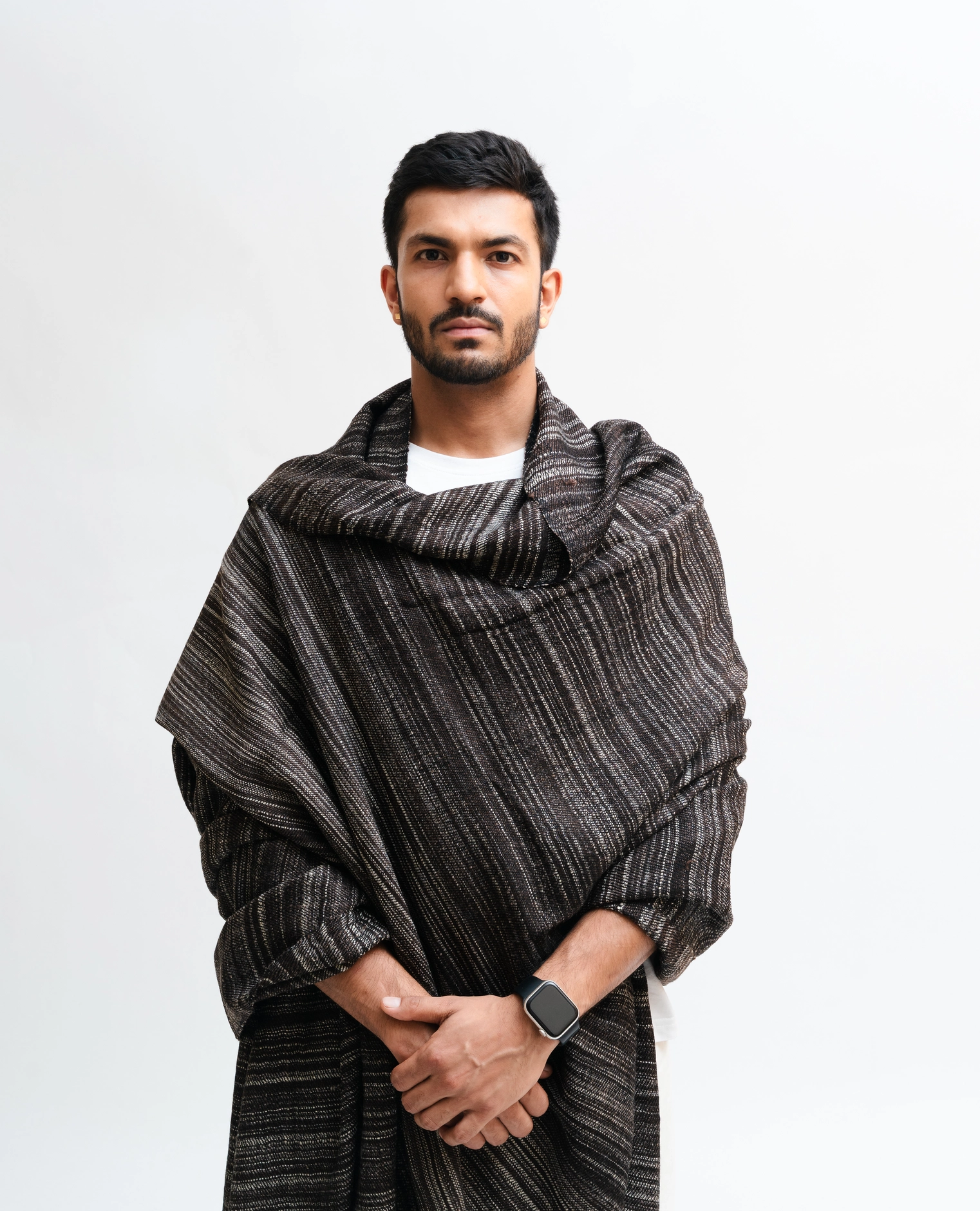 Yakwool Stripes Men Shawl - Image 6